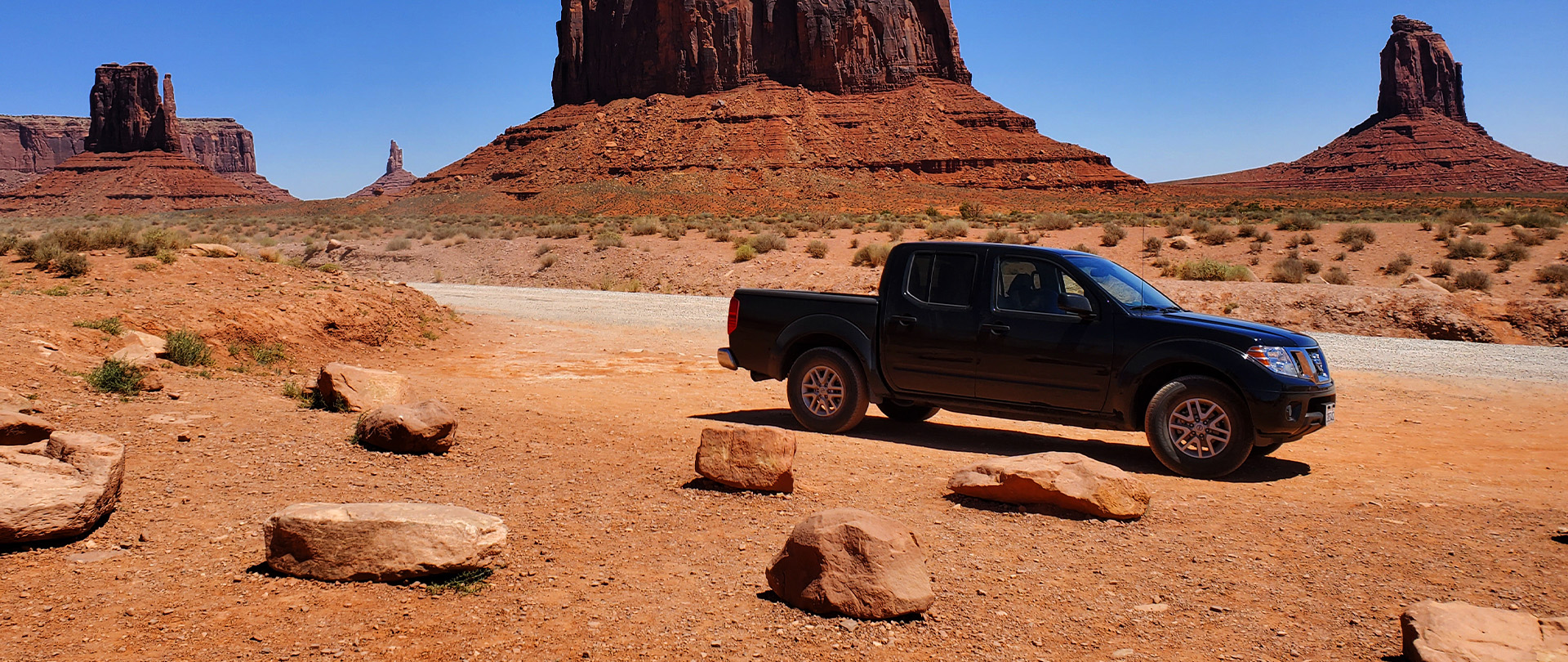 Pickup in Desert with BILSTEIN B6 4600 product